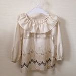 フリフリ★フリル襟スモック