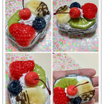 フルーツたっぷりのプチケース☆ミラー付