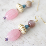 【¥1100 → ¥500】レトロなピンクピアス