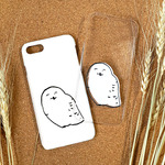 シロフクロウのスマホケース