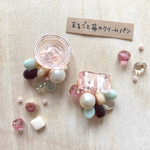 mel.bakery🍓まるごと苺のクリームパン イヤリング/チタンピアス