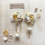 mel.bakery🍋塩レモンスティックパン イヤリング/チタンピアス