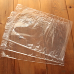 Z004　ビニール袋　テープ付き　W190（+10）xH250（+40）mm　50枚