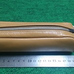 本皮のペンケースとミニポーチのセット