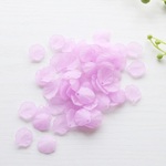 NEW！【10個】花びらパーツ 半透明マットカラー パープル