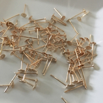 平皿ピアス金具のみ☆100個