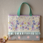 再販 新柄❤︎シェルフリル  レッスンバック