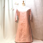 大島紬ゆったりワンピース　着物リメイク