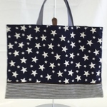 レッスンバッグ（スターダスト  ストライプ黒）