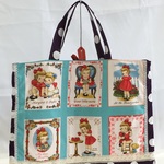 レッスンバッグ（ リトルガール パープルドット）