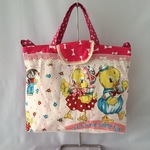 マザーズバック、キッズトートあひるさん取り外し可能ショルダー