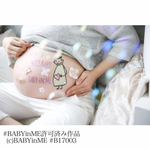 M50＊BABY in MEマタニティフォト用ボディジュエリーシール＊ボディージュエリー＊マタママ＊メモリアル＊妊娠祝い＊マタニティマーク