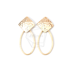PDT-1320-MG【2個入り】ロンバスフープペンダント,Rhombus Hoop Pendant