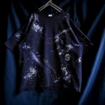 手描き　Cradle of the star  ビッグシルエットTシャツ　men's