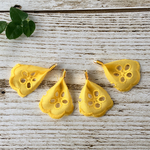 ラスト１　再販×3☆　花びらタッセルA　イエロー　♡4コセット♡