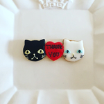 ペアねこちゃん 10枚セット アイシングクッキー プチギフト