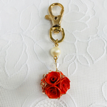 まあるいお花のキーホルダー(ロザフィ)