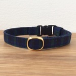 再入荷【 猫の首輪 】チェック / navy × green