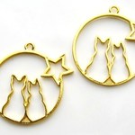 星空ねこのレジン枠
