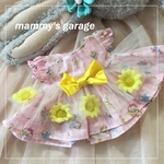 ステラルーちゃんのお洋服☆ ピンクのフラワーワンピース