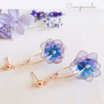 ｟特集掲載｠紫陽花 揺れるフープピアス