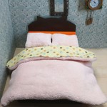 ドールハウス　もこもこリバーシブルのダブルベッド2