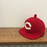 イニシャル入り夏色ニットキャップ◎カープ