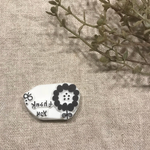 北欧風お花 thank you はんこ