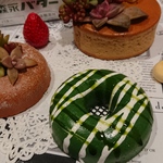 モルタルケーキ、ドーナツ抹茶