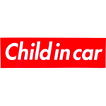 【カーステッカー】 Child in car　Supremeオマージュ
