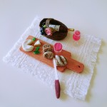 チーズ＆カンパーニュ＆ワイン☆ミニチュアフード