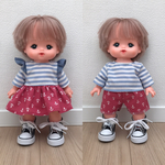 送料無料 メルちゃん あおくんおそろいコーデ マリン