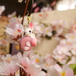 桜狐様のマカロンチャーム♪（桜）