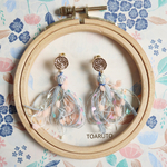 パステルカラータッセルイヤリング ピアス