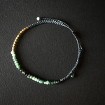 エメラルド macramé bracelet