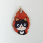 七宝　はちわれ猫ペンダントトップ