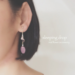 ★SALＥ★本物の桜舞うフックピアス