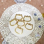 ちびにゃんこのレジン空枠の６個セット