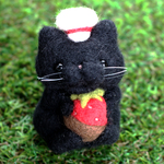 いちごチョコ♪にゃんこ【黒】
