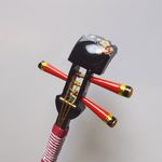 かんざし 「三味線」漆黒５１（麻の葉）
