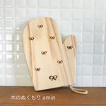anm-8025様専用ミトン型の木製コースター♡