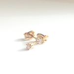 再販✳︎14kgf ✳︎極小✳︎ダイヤモンドピアス