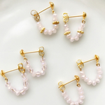 再販❤lovelyPINKフープピアス