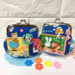 mar***さま専用＊レトロアニマル☆学校＊7.5cmがま口ポーチ
