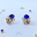 夜空のスター&ムーンビジューピアス/イヤリング