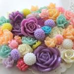 お花のカボションセット toku136