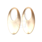 PDT-1365-MG【2個入り】オーバルブラシペンダント,Oval Brushed Texture Pendant