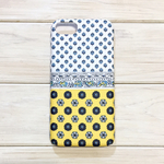 【iPhone6/6s/7/8のみ】プロヴァンス柄 ホワイトイエロー スマホケース