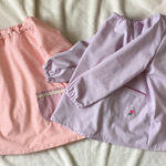 （size100～120）綿ポリ/上品でやさしいスモック【注文ページ】