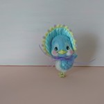 青い小鳥 羊毛マスコット